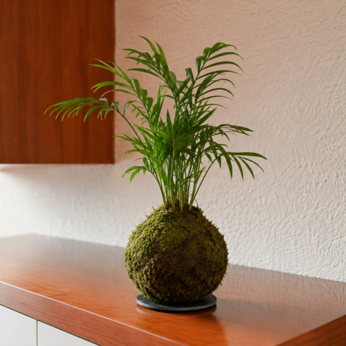 Kokedama Chamaedorea